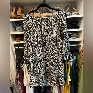 Tribal print fabrik dress excellent condition